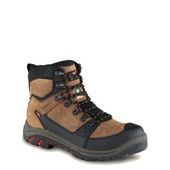 Red Wing Férfi Tradesman 6-inch Waterproof CSA Safety Toe Munkavédelmi Bakancs Barna